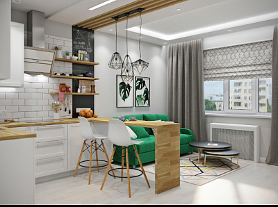 Living -kitchen room